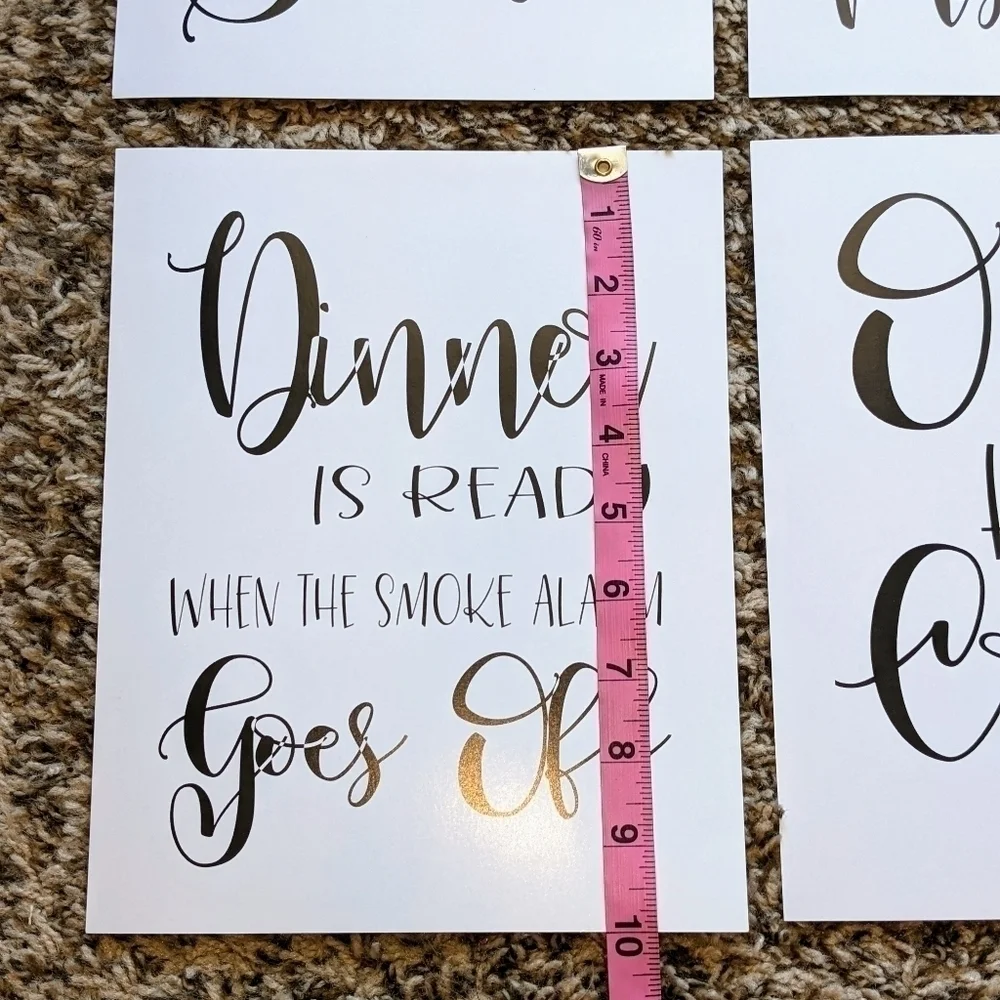 Funny Kitchen Quote Set Prints